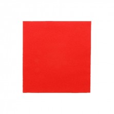 Servilletas Papel Imitación Tejido Rojo 40 x 40 cm (Pack 50 Uds)