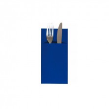 Servilleta Canguro Imitación Tejido Azul Marino 40x40 cm (Caja 700 Uds)