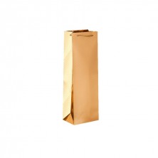 Bolsa Para Botella Oro 12,3 + 7,8 x 36 cm (Pack 10 Uds)