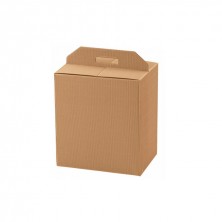 Caja Cartón Ondulado Para Botellas 35 x 25 x 35 cm (Pack 30 Uds)