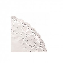 Rodales Calados Blancos Celulosa 21,5 cm diámetro (Caja 250 Uds)