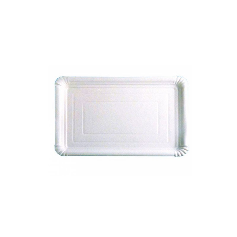 Bandejas Cartón Blancas 25 x 17,5 cm (Pack 250