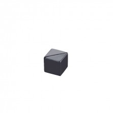 Soporte En Forma Cubo Acrílico Negro 2,9 cm