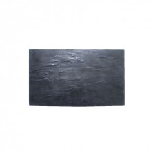 Placa de Melamina Rectangulares Imitación Pizarra Negra 26,5 x 16 cm
