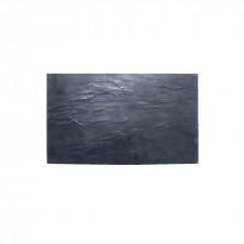 Placa de Melamina Rectangulares Imitación Pizarra Negra 32,5 x 17,5 cm