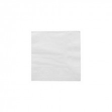 Servilletas Blancas Tissue 2 Capa 25 x 25 cm (Caja 4.800 Uds)