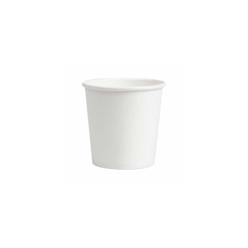Vasos Carton Para Bebidas Calientes Blancos 180 ml (Pack 50 Uds)