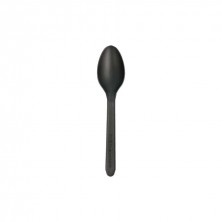 Cucharilla Negro PLA Eco 12,7 cm (Packs 100 Uds)