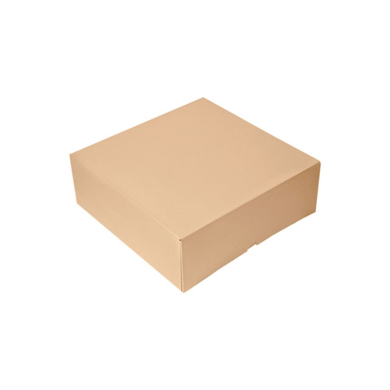 Caja cuadrada en carton KRAFT