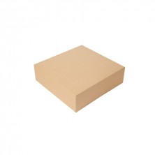 Cajas Pastelería Cuadradas Sin Ventana Kraft 32 x 32 x 10 cm (Pack 50 Uds.)