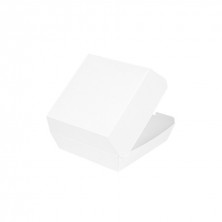 Conchas Hamburguesas Cartón Blanco L14,2 x 13,7 x 6,1 cm. (Pack 50 Uds.) García de Pou - La Casa de Vesta