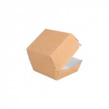 Conchas Hamburguesas Jumbo Kraft 10,3 x 9,9 x 8 cm. (Pack 50 Uds.) García de Pou - La Casa de Vesta