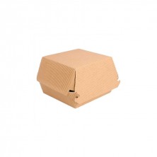 Conchas Hamburguesas Jumbo Kraft 10,3 x 9,9 x 8 cm. (Pack 50 Uds.) García de Pou - La Casa de Vesta