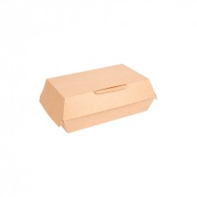 Cajas Lunch Box Kraft 22 x 13 x 7,5 cm. (Pack 50 Uds.) García de Pou - La Casa de Vesta