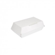 Cajas Lunch Box Blanca 22 x 13 x 7,5 cm. (Pack 50 Uds.) García de Pou - La Casa de Vesta