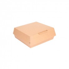 Cajas Large Lunch Box Kraft 23,5 x 24 x 8,5 cm. (Pack 50 Uds.) García de Pou - La Casa de Vesta