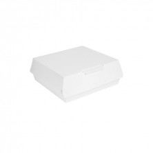 Cajas Large Lunch Box Blanca 23,5 x 24 x 8,5 cm. (Pack 50 Uds.) García de Pou - La Casa de Vesta