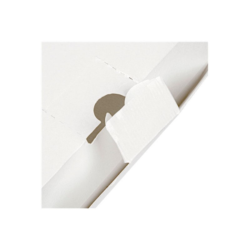Cajas Lunch Box Blanco PaperLock 19,5 x 12 x 7 cm. (Pack 50 Uds.)