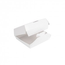 Cajas Lunch Box Blanco PaperLock 21 x 20,5 x 8 cm. (Pack 50 Uds.) García de Pou - La Casa de Vesta