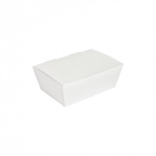 Cajas Lunch Box Con Tapa Blanca 14 x 9,7 x 5 cm. (Pack 60 Uds.) García de Pou - La Casa de Vesta