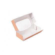 Envase Para Sushi Con Ventana Kraft 19,7 x 9 x 4,5 cm. (Pack 50 Uds.) García de Pou - La Casa de Vesta