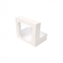 Envase Para Sushi Con Ventana Blanca 19,7 x 12 x 4,5 cm. (Pack 50 Uds.) García de Pou - La Casa de Vesta