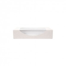 Envase Para Sushi Con Ventana Blanca 19,7 x 12 x 4,5 cm. (Pack 50 Uds.) García de Pou - La Casa de Vesta