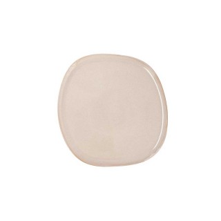 Juego de 6 Platos Llanos Blanco Stoneware - Muebles Vesta