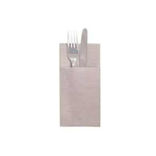 Servilleta Canguro Plus Like Linen Chocolate 40 x 45 cm (Caja 750 Uds)