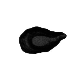 Bol Molusco Negro Fosil 25,6 x 14,5 x 6 cm. (Pack 6 Uds.)
