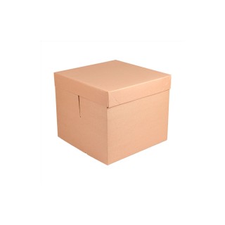 Cajas Pastelería Sin Ventana Kraft 35,6 x 35,6 x 30,5 cm. (Pack 10 Uds.)