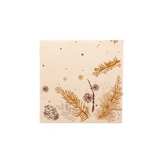 Servilleta Double Point Winter 40 x40 cm. (Pack 50 Uds.)