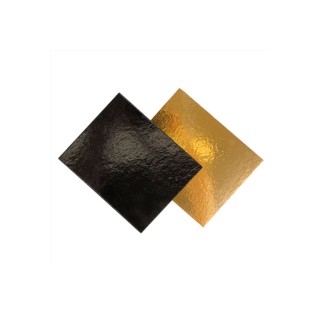 Rectángulos Cartón 2 Caras Oro Y Negro 29,1 x 11,16 cm (Pack 50 Uds)