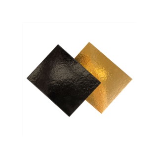 Rectángulos Cartón 2 Caras Oro Y Negro 33,95 x 11,16 cm (Pack 50 Uds)