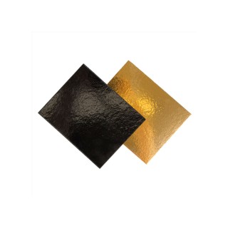 Rectángulos Cartón 2 Caras Oro Y Negro 29,1 x 12,61 cm (Pack 50 Uds)