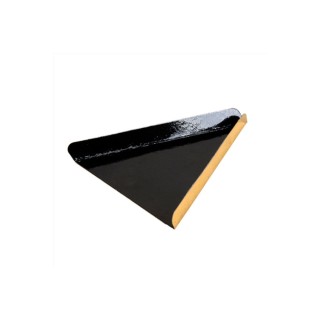 Triángulos Metalizados 2 Caras Oro Y Negro 12 x 15 x 15 cm (Pack 200 Uds.)