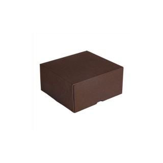 Cajas Pastelería Sin Ventana Chocolate 20 x 20 x 8 cm. (Pack 50 Uds.)