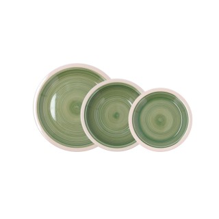 Vajilla Calypso Verde 18 Piezas