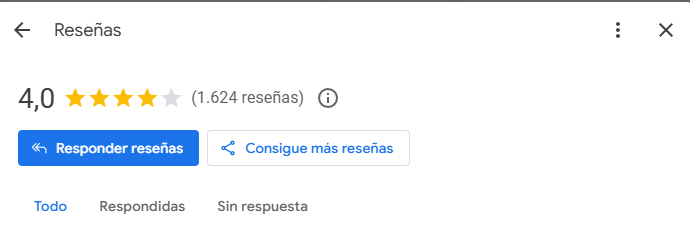 compartir enlace reseñas maps