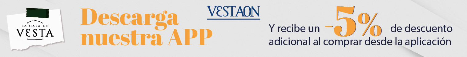 banner informativo sobre descarga de app Vestaon